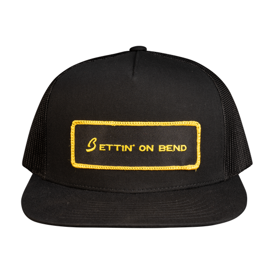 Bettin' on Bend Trucker Hat Black