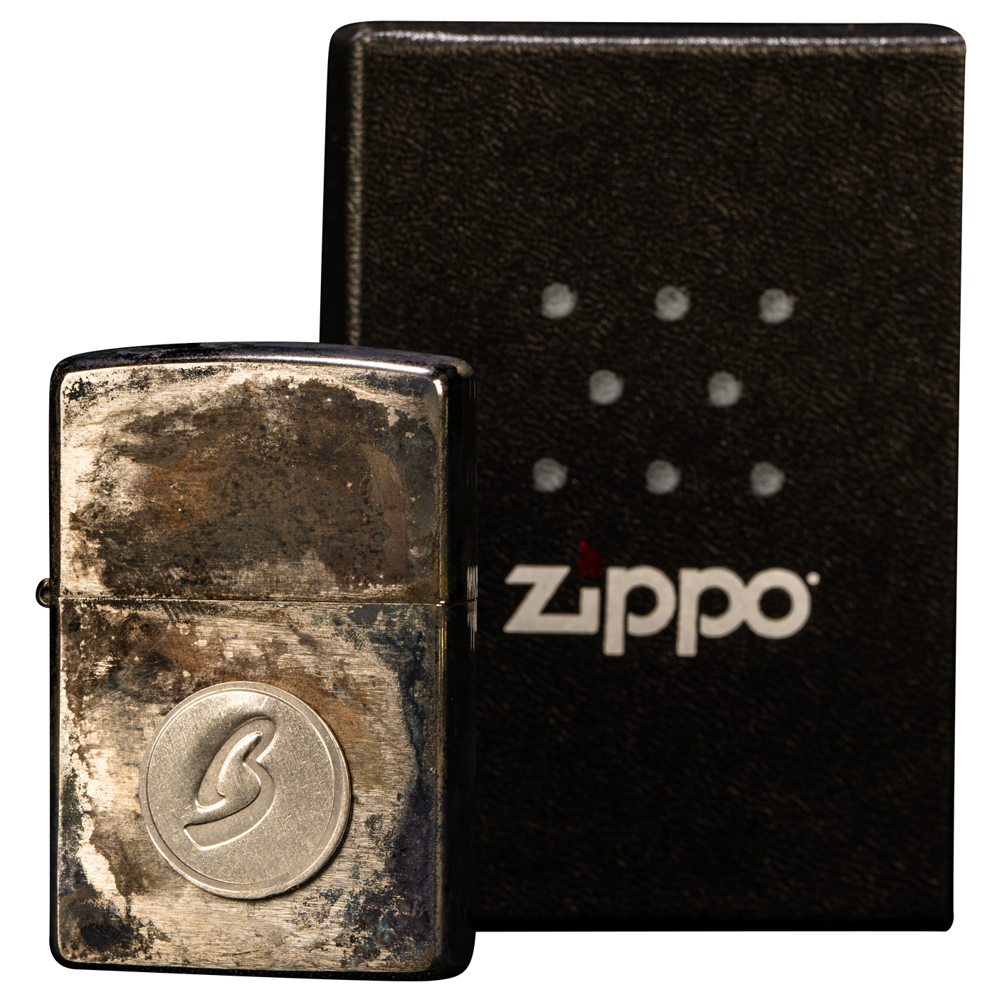 Circle B Zippo Lighter