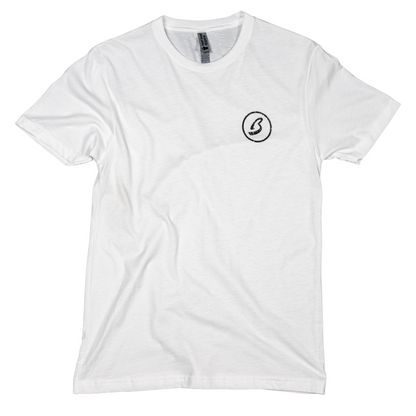 Small Circle B Tee - White