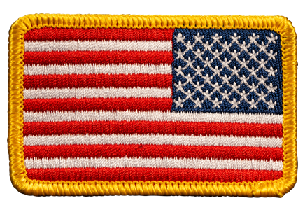American Flag Patch Right Shoulder