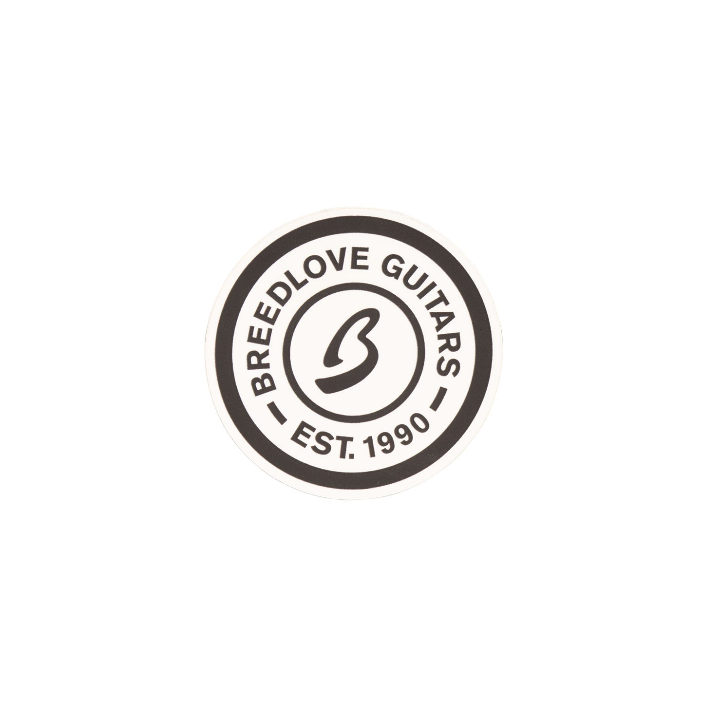 BREEDLOVE Established 1990 Circle Sticker