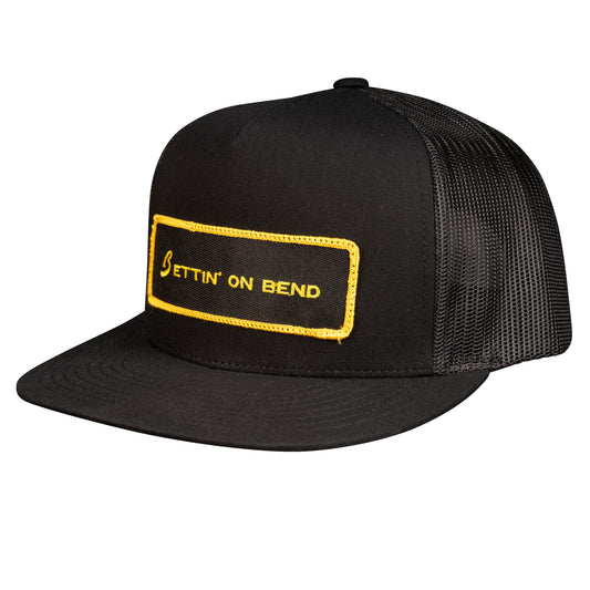 Bettin' on Bend Trucker Hat Black