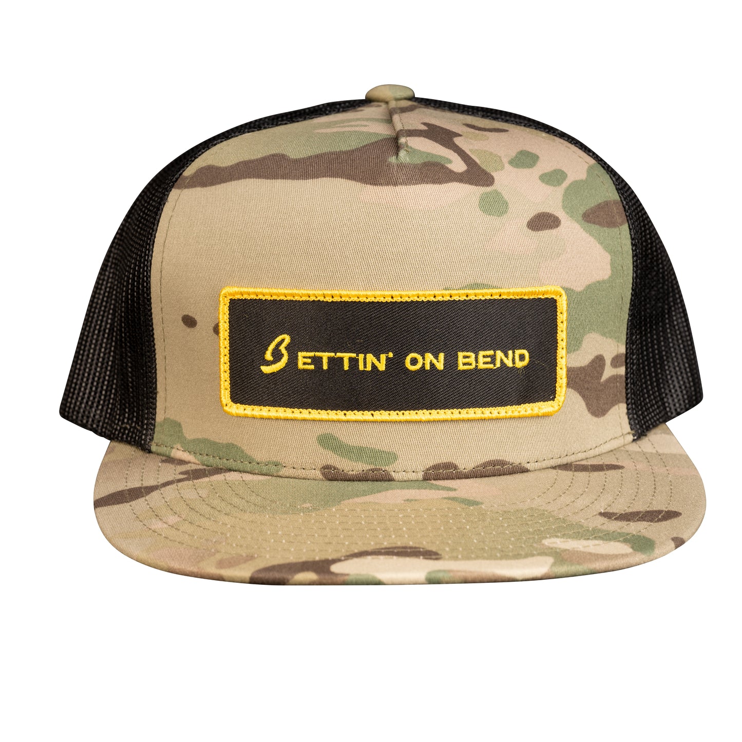 Bettin' on Bend Trucker Hat Camo