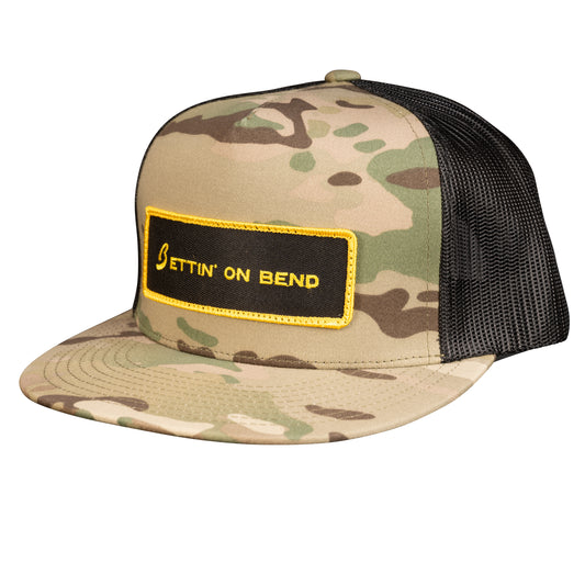 Bettin' on Bend Trucker Hat Camo