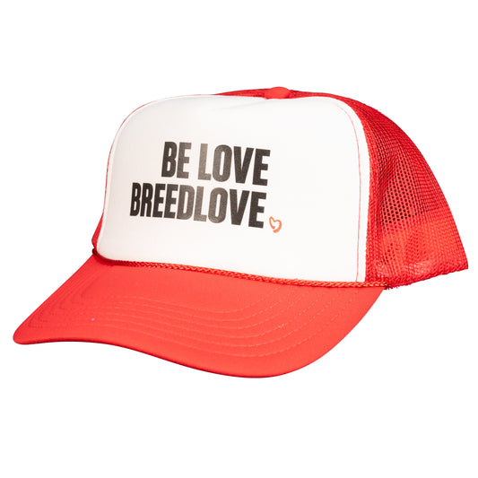 Be Love Breedlove Trucker Hat Red